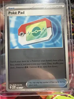 Pokemon TCG Poke Pad Reverse Holo Trainer-Item Ascended Heroes 198/217 - Image 1