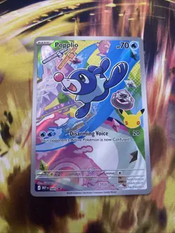 Pokemon Popplio Promo Holo 045 2026 My First Partner Illustration Collection - Image 1