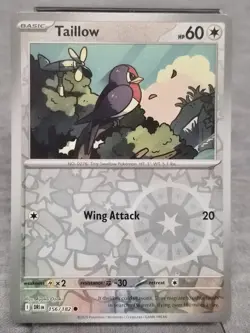 Taillow 156/182 Common Reverse Holo - Pokemon TCG Destined Rivals NM - Image 1