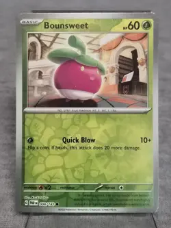 Bounsweet 8/182 Common Reverse Holo Paradox Rift Pokemon - Image 1