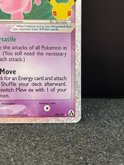 Pokemon Mew ex 88/92 Celebrations: Classic Collection - NM / Mint - Image 5