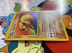 Pokemon TCG Flareon Jungle 3/64 ULTD No Symbol Error Holo Vintage Rare 1999 MP - Image 2