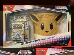 SEALED Lot of (3) Pokemon SV Prismatic Evolutions Accessory Pouch Collection - Image 2