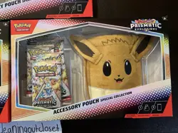 SEALED Lot of (3) Pokemon SV Prismatic Evolutions Accessory Pouch Collection - Image 4