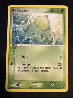 Pokemon TCG - Bulbasaur (55/112) FireRed & LeafGreen - Regular Rare - Image 1
