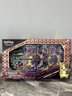 Pokemon Crown Zenith Morpeko V-Union Premium Playmat Collection Box | New Sealed - Image 1