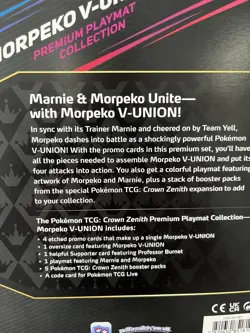 Pokemon Crown Zenith Morpeko V-Union Premium Playmat Collection Box | New Sealed - Image 3
