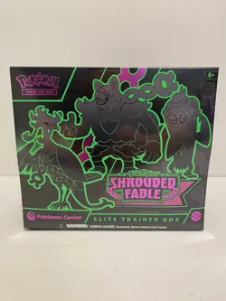 Pokemon Center Exclusive Shrouded Fable ETB Elite Trainer Box CASE FRESH - Image 1