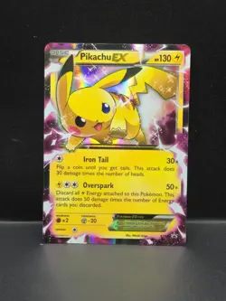 Pokemon Pikachu EX XY84 Holo Pendant XY Promos Pokemon - Image 1