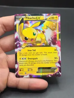 Pokemon Pikachu EX XY84 Holo Pendant XY Promos Pokemon - Image 4