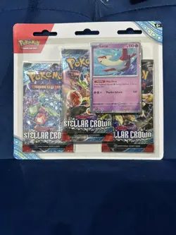 X12 BOX ✅Pokemon Scarlet & Violet Stellar Crown Triple Pack Blister New & Sealed - Image 3