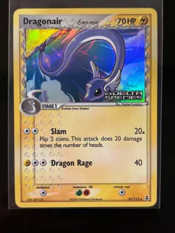 Pokemon TCG Dragonair 41/113 Ex Delta Species Reverse Holo Foil -LP - Image 1