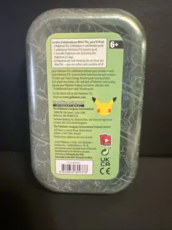Pokemon Celebrations Mini Tin Empty Starters No Packs *EMPTY* - Image 3