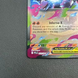 Pokemon TCG Mega Charizard X ex 013/094 Double Rare Phantasmal Flames NM - Image 2
