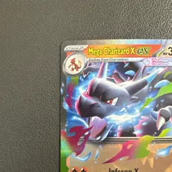 Pokemon TCG Mega Charizard X ex 013/094 Double Rare Phantasmal Flames NM - Image 3