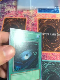 Yu-Gi-Oh! Dark Hole DB1-EN113 Unlimited Super Rare MP - Image 3