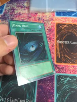 Yu-Gi-Oh! Dark Hole DB1-EN113 Unlimited Super Rare MP - Image 4