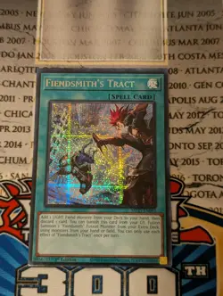 Fiendsmith's Tract Prismatic Secret Rare MP25-EN093 2025 1st Edition Yugioh! - Image 1