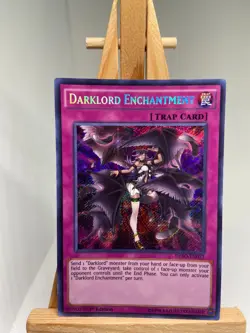 Darklord Enchantment - Secret Rare 1st Edition DESO-EN037 - NM - YuGiOh - Image 1