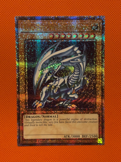 QCR Blue-Eyes White Dragon Quarter Century Secret Rare Yugioh MP24-EN001 - Image 1