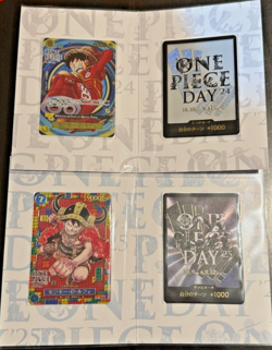 ONE PIECE DAY'24 & '25 Luffy Promo Card Game Premium Collection TCG Bandai Japan - Image 2