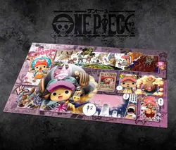 Chopper One Piece Playmat With Zones OPCG TCG CCG Trading Card Game Play Mat - Image 1