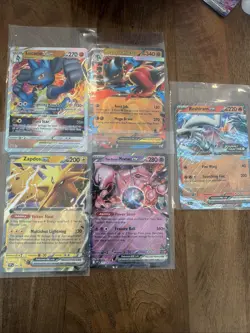 5 Jumbo Pokemon Cards Oversized Lot Great Gift Display Set Collection J6 - Image 1