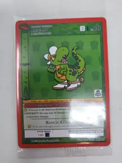 MetaZoo UFO Pin Club Mini T-Rex 10/13 Promo Card Sealed - Image 1
