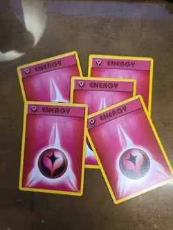5 Fairy Energy Pokemon Cards - All From 2016 - Image 1