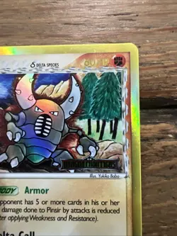 Pinsir Delta Species 9/101 Dragon Frontiers Rev. Holo Rare Pokemon Card. NM-M - Image 3
