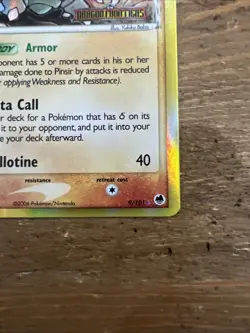 Pinsir Delta Species 9/101 Dragon Frontiers Rev. Holo Rare Pokemon Card. NM-M - Image 4