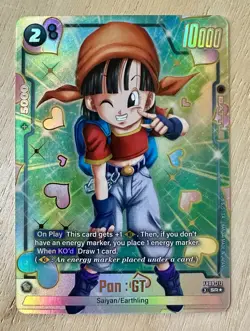 Pan : GT FB09-112 Alternate Art Dual Evolution Dragon Ball Card English Fusion - Image 1