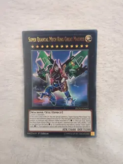 Super Quantal Mech King Great Magnus DUPO-EN093 Ultra Rare 1st Ed YuGiOh Card - Image 1