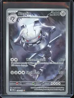 Steelix Pokemon Card (Mega Evolution 150/132) Illustration Rare - Image 1