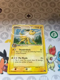 ⚡Jolteon 3/17 MP POP Series 3 Cosmos Holo 2006 Pokemon Card - Image 3