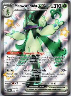 Meowscarada ex 078 SV: Scarlet & Violet Promo Cards Promo Holofoil NM - Image 1