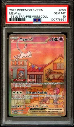PSA 10 GEM MINT Mew Ex 053 SVP Black Star PROMO SVP053 Pokemon Card 861 - Image 1