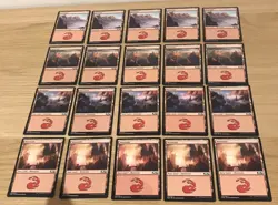 Mountains (Red) - Basic Lands x20 Cards - M20 - Magic the Gathering MTG - Image 1