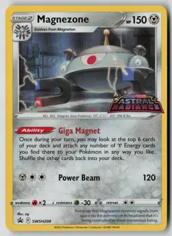 Pokemon TCG SWSH: Sword & Shield Promo Cards #SWSH208 Magnezone - Image 1
