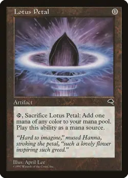 Lotus Petal - MtG Tempest - C294 NM 1997 - Image 1