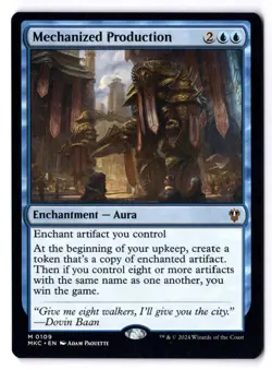 Mechanized Production NM* Commander Murders At Karlov Manor 0109 mtg -UnltdCards - Image 1