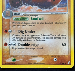 Pokemon Dugtrio 5/100 Crystal Guardians Holofoil, pre-owned great condition! - Image 5