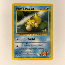 MISTY'S PSYDUCK 54/132 GYM HEROES W STAMP WOTC PROMO HP POKEMON - Image 1