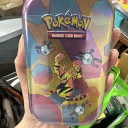 Pokemon Scarlet & Violet 151 Mini Tin Electabuzz Magnemite Trading Card Game - Image 5