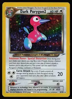 Dark Porygon2 #8 Neo Destiny Pokemon Card - Image 1