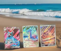 Pokemon TCG Misty's Lapras 194/182 Destined Rivals Illustration Rare Holo+BONUS - Image 1