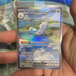 Pokemon TCG Altaria EX Holo Card Sv04: Paradox Rift 253/182 NM - Image 1