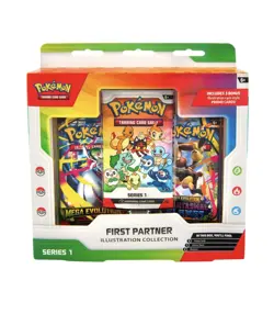 Pokemon First Partner Illustration Collection Series 1 Box Promo Booster English - Image 1