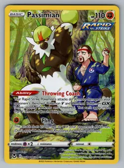 Passimian Ultra Rare SWSH12: Silver Tempest Trainer Gallery TG08/TG30 Pokemon NM - Image 1