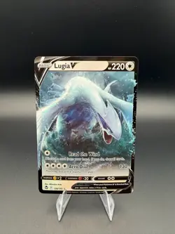Lugia V 138/195 Holo Rare V Silver Tempest 2022 Pokemon NM - Image 1